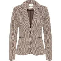 Ichi Blazer 'IHKATE' brun foncé / gris clair