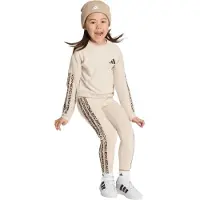 Adidas Animal 3 Stripes Lg Set Beige 9-10 Years Fille