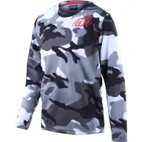 Troy Lee Designs Flowline Spray Camo Maillot vélo jeunesse