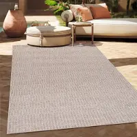 Paco Home Tapis d'extérieur en lin tissé moderne Boho Ethno résistant aux intempéries extérieur Taille 80x150 cm