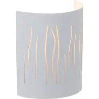 Brilliant Applique murale Lampe Lampe Demi-coque Blanc 93461/05
