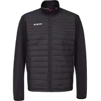 CCM Hommes, Vestes d'hiver, SR Veste matelassée (Noir, L), Noir, (L)