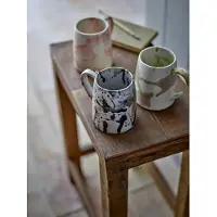 Bloomingville Ensemble de 4 tasses Winnie rose/crème