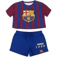 Cerdá Pyjama 'Short Pyjamas Single Jersey FC Barcelona Beige' bleu / or / rouge