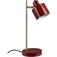 Dyberg Larsen Lampe de Table , Ocean, Rouge, Salon / séjour, Métal, Design