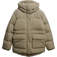 Superdry Femme Doudoune Courte à Garnissage Synthétique Beige Taille: 40