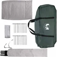 vidaXL Tente tipi pour 18 personnes, couleur vert armée, en polyester et en acier