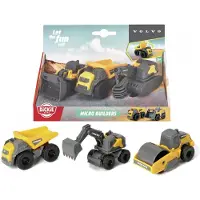 Dickie Toys Coffret 3 véhicules de construction Toys Volvo Modèle aléatoire