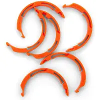 Fox Racing Shox Entretoise d'amortisseur X2-0.125 6 unités Orange Orange One Size