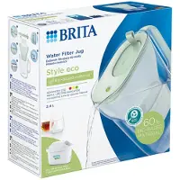 Brita Carafe filtrante Style eco 2.4 L verte + cartouche Maxtra PRO All-in-1