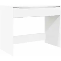 vidaXL Bureau avec tiroirs blanc 100 x 50 x 78 cm Bois composite