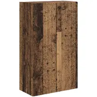 vidaXL Meuble mural pour télévision, 59,5 x 31 x 100 cm, en bois de récupération et en panneaux de particules