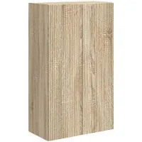 vidaXL Meuble mural pour télévision, 59,5 x 31 x 100 cm, imitation chêne Sonoma, panneaux de particules