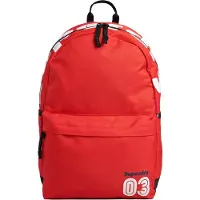 Superdry pour femme. W9110340A Sac à dos Vintage Terrain Montana rouge (OSFA), Casuel, Polyester