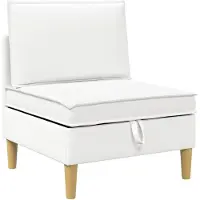 vidaXL Canapé avec rangement, en tissu