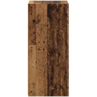 vidaXL Meuble de rangement latéral, bois d'holme, 30 x 41 x 93 cm, panneau de fibres de bois