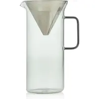 AdHoc Kaffeebereiter IMPACT Glas, Cafetière, Gris