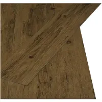 vidaXL Planches de Sol Autocollantes 32 pcs Brun Naturel 4,46 m² PVC
