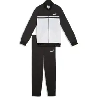 Puma Poly Colorblock Tracksuit Blanc 9-10 Years Garçon