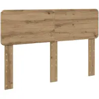 vidaXL Tête de lit en bois composite chêne artisanal