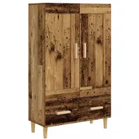 vidaXL Meuble haut Altholz, 70 x 31 x 115 cm, fabriqué en panneaux de particules