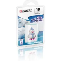 Emtec M336 Lady Penguin (16 Go, USB-A), Clé USB, Multicolore