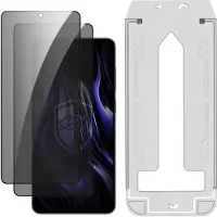 3MK Hardy Privzone 9H - Samsung Galaxy S25 Edge (2 pcs, Samsung Galaxy S25 Edge), Téléphone portable : film de protection, Noir, Transparent