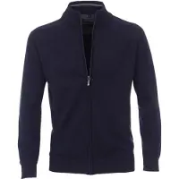 Casamoda Cardigan Zippé Bleu Foncé