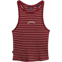 Superdry Haut 'Essential' rouge / blanc