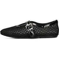 POSH by Poelman Ballerines à lanières 'Jenny' noir