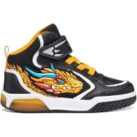 Geox Inek A With Lights Trainers Noir EU 35 Garçon