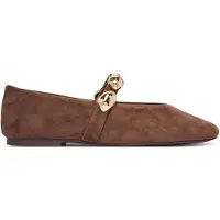 Steve madden Ballerines à lanières 'Poppin' marron