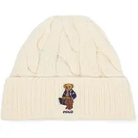 Ralph Lauren Bonnet crème / bleu marine / marron