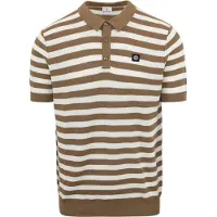 Blue industry Polo M10 Rayures Marron taille XXL