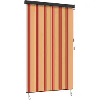 vidaXL Rouleau multicolore, 120 x 250 cm, tissu et aluminium