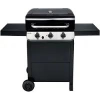 Char-Broil Convective 310 B Chariot de barbecue à gaz noir, acier inoxydable 10500 W