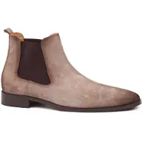 Suitable Chelsea Boot Daim Beige Taupe taille 43