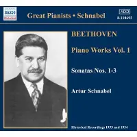 OUTHERE Oeuvres Pour Piano Vol. 1 : Sonates Nos. 1, 2 Et 3 - Artur Schnabel, Piano