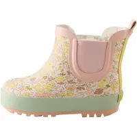 Next Bottes en caoutchouc jaune / vert pastel / rose / rose ancienne