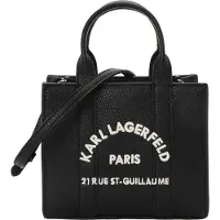 Karl Lagerfeld Sacs à main 'Rue St-Guillaume' noir / blanc
