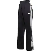 Adidas Pantalon de sport 'Stadium Pique Loose Fit Track' noir / blanc cassé