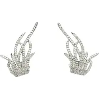 Avant Garde Boucles d'oreilles 'Petrala' argent