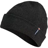 Superdry Homme Coton Logo Brodé En Maille Avec Essential Bonnet, Gris Foncé
