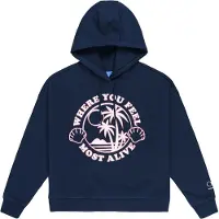 Ocean pacific Sweat-shirt 'Ningaloo' bleu marine / rose / blanc