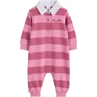 Next Barboteuse / body rose clair / rose foncé / blanc