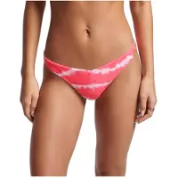 Superdry Femme Bas de Bikini Tie &amp; Dye Rose Taille: 42