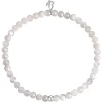 Glanzstücke Bracelet argent / blanc