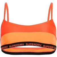 Superdry pour femme. W3010396A Haut de bikini bralette extensible orange (S), Beachwear, Polister recyclé, Durable