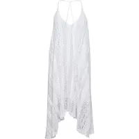 Superdry Femme Robe Mi-longue en Dentelle Blanc Taille: 40
