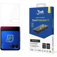 3MK SilverProtect+ Motorola Razr 40 Ultra Folia antymikrobowa montowana na mokro (1 pcs, Motorola Razr 40 Ultra), Téléphone portable : film de protection, Transparent